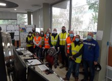 L'équipe municipale visite l'usine VICAT