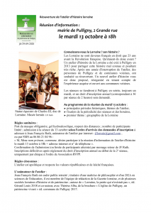 Atelier Histoire de Lorraine