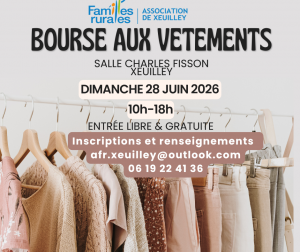 Bourse aux vetements 28 juin 2026 AFR